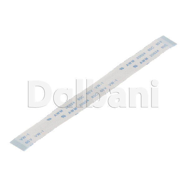 White Flex Cable FFC Flat Flexible Ribbon 0.5 Pitch 18 Pin 105 mm Type A