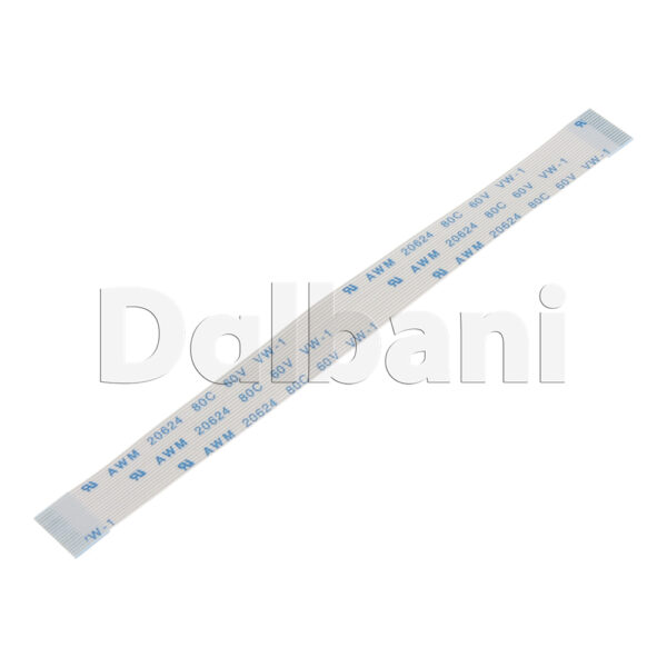 White Flex Cable FFC Flat Flexible Ribbon 0.5 Pitch 18 Pin 110 mm Type A