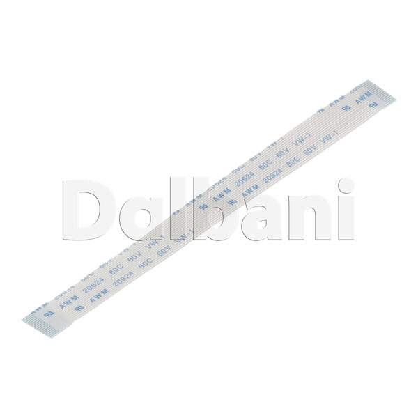 White Flex Cable FFC Flat Flexible Ribbon 0.5 Pitch 18 Pin 115 mm Type A