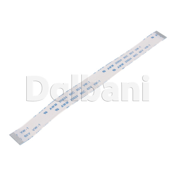 White Flex Cable FFC Flat Flexible Ribbon 0.5 Pitch 18 Pin 130 mm Type A