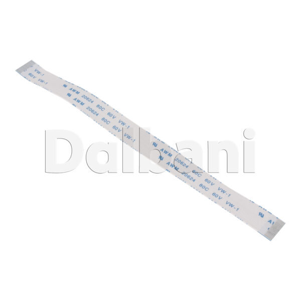 White Flex Cable FFC Flat Flexible Ribbon 0.5 Pitch 18 Pin 130 mm Type A - Image 4