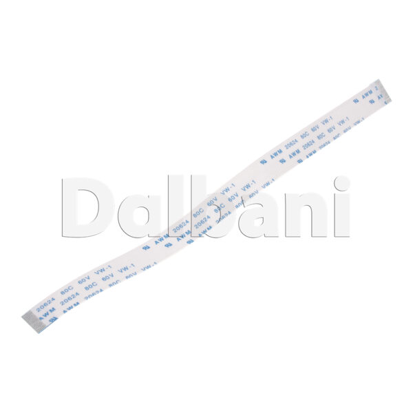 White Flex Cable FFC Flat Flexible Ribbon 0.5 Pitch 18 Pin 155 mm Type A - Image 2