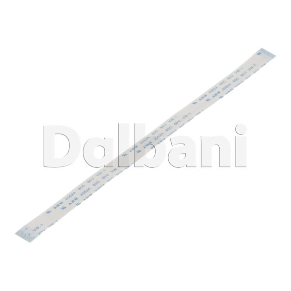 White Flex Cable FFC Flat Flexible Ribbon 0.5 Pitch 18 Pin 170 mm Type A