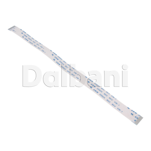 White Flex Cable FFC Flat Flexible Ribbon 0.5 Pitch 18 Pin 175 mm Type A - Image 4