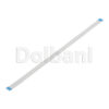 White Flex Cable FFC Flat Flexible Ribbon 0.5 Pitch 18 Pin 235 mm Type A - Image 3