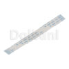 White Flex Cable FFC Flat Flexible Ribbon 0.5 Pitch 20 Pin 100 mm Type A