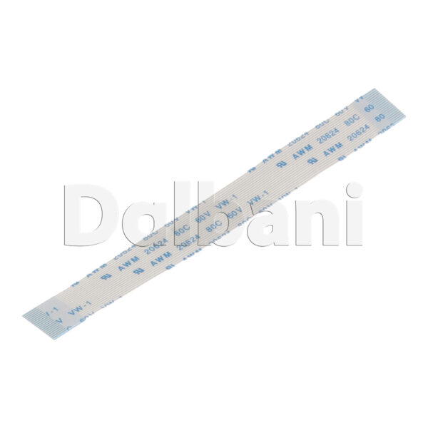 White Flex Cable FFC Flat Flexible Ribbon 0.5 Pitch 20 Pin 100 mm Type A