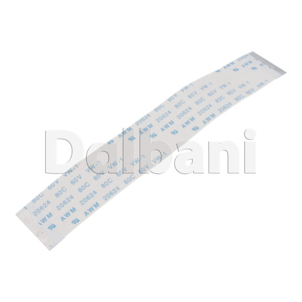 White Flex Cable FFC Flat Flexible Ribbon 0.5 Pitch 30 Pin 105 mm Type A