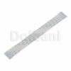 White Flex Cable FFC Flat Flexible Ribbon 0.5 Pitch 30 Pin 130 mm Type A