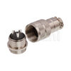 10101510098, Circular Cable Connector, 3 Pin, Male, Silver - Image 4