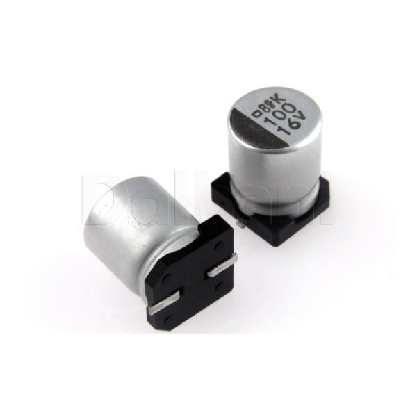 16 V 100uF SMD Electrolytic Aluminum Capacitor - Image 5