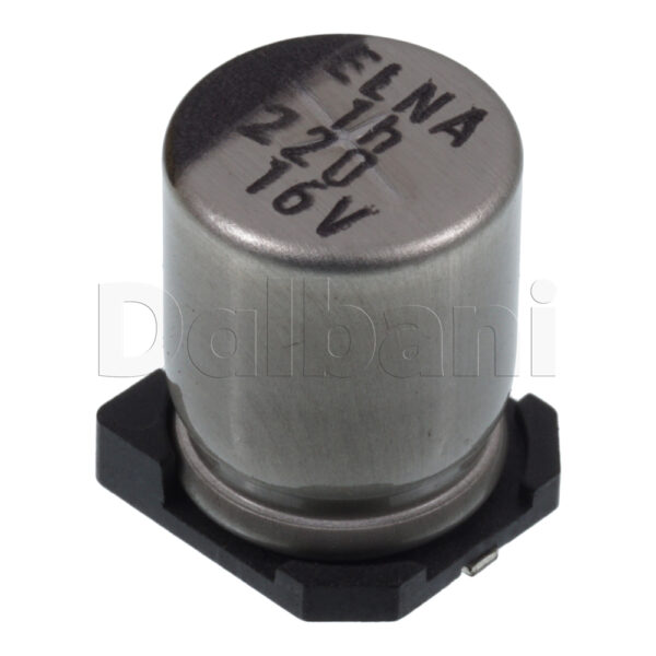 16 V 220uF SMD Electrolytic Aluminum Capacitor