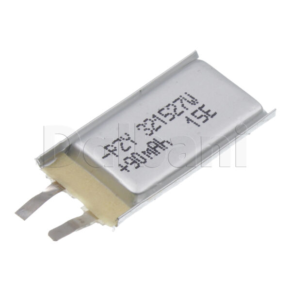 321527 Internal Lithium Polymer Rechargeable Battery 3.7V 90mAh 3.2x15x27mm