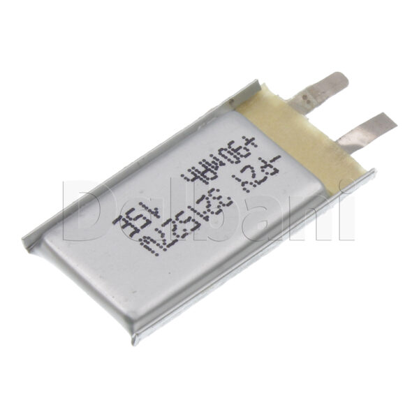 321527 Internal Lithium Polymer Rechargeable Battery 3.7V 90mAh 3.2x15x27mm - Image 3