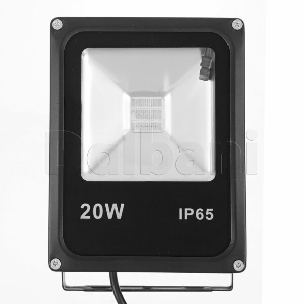 20W RGB Black Outdoor Waterproof LED Flood Light - Image 11