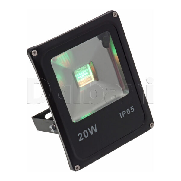 20W RGB Black Outdoor Waterproof LED Flood Light - Image 4