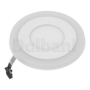 3W/ 3W 3000k/ 6000k White Round Recessed LED Panel Light
