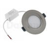 5W 3000k Nickel Pearl Round Surface Mounted LED Panel Light