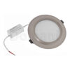 12W 6000k Nickel Pearl Round Surface Mounted LED Panel Light
