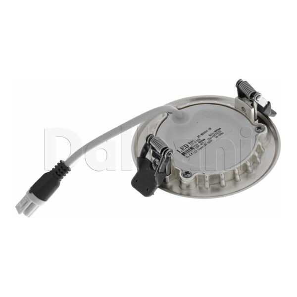 5W 3000k Silver Round Surface Mounted LED Panel Light - Image 4