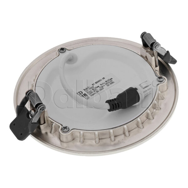 9W 6000k Silver Round Surface Mounted LED Panel Light - Image 4