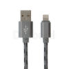 2M Lightning to USB A Data Charge Cable 0 Grey 5 - Image 3