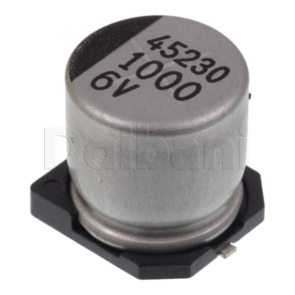 6V1000MF10102,  New Unbranded, Smd Capacitor, 6V 1000UF