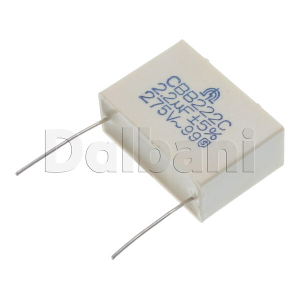 275VAC 2.2uF Radial Metallized Polypropylene Film CBB22 Film Capacitor