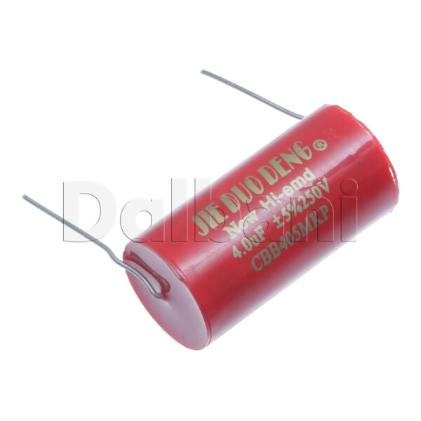 250VAC 4uF Axial Metallized Polypropylene Film Film Capacitor