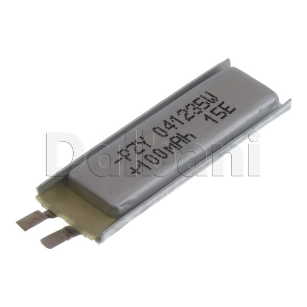 3.7V 100mAh 041235 Battery 35X12X4mm For GPS RC DIY Mobile Tablet Arduino