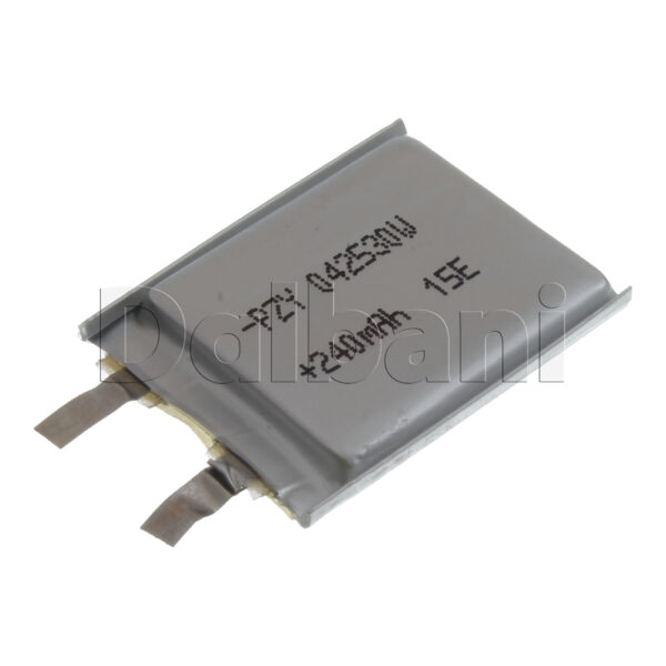 3.7V 240mAh 042530 Battery 30X25X4mm For GPS RC DIY Mobile Tablet Arduino