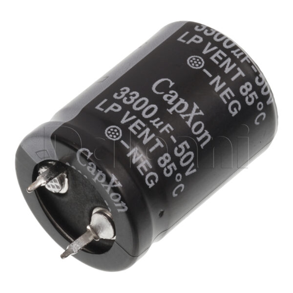 Original New Capxon Snap In Capacitor 50V, 3300uF, 22x30mm, 85C