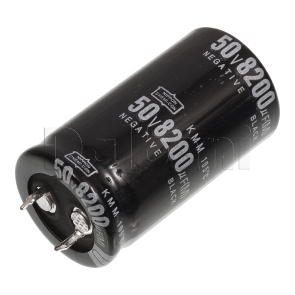 Original New Nippon Snap In Capacitor 50V, 8200uF, 25x45mm, 105C