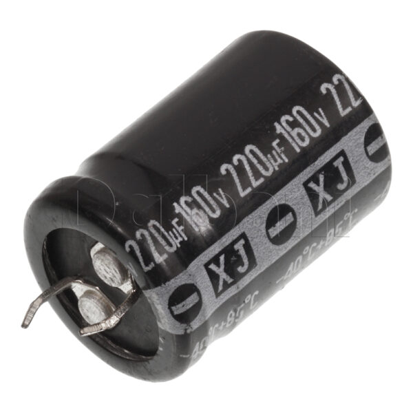 Original New Xj Snap In Capacitor 160V, 220uF, 22x30mm, 85C