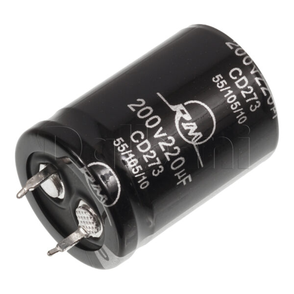 Original New Rm Snap In Capacitor 200V, 220uF, 22x30mm, 105C