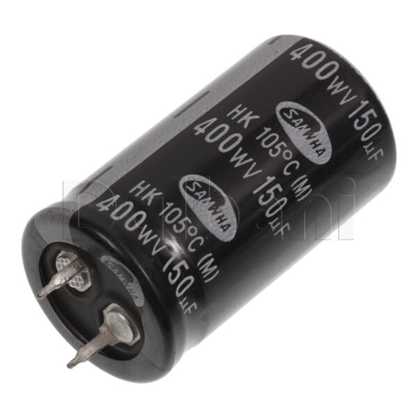 Original New Samwha Snap In Capacitor 400V, 150uF, 22x40mm, 105C