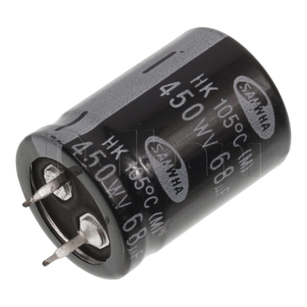 Original New Samwha Snap In Capacitor 450V, 68uF, 22x30mm, 105C