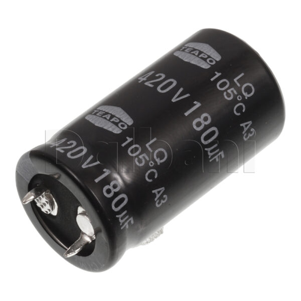 Original New Teapo Snap In Capacitor 420V, 180uF, 22x40mm, 105C