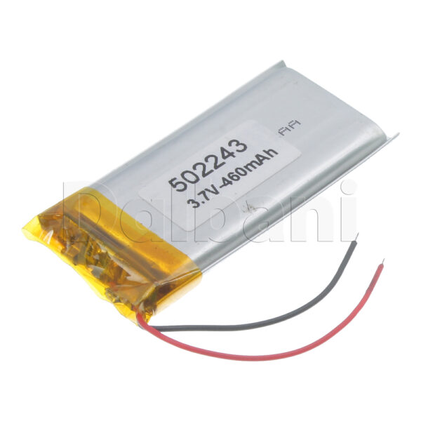 3.7V 460mAh 502243 Battery 43X22X5mm For GPS RC DIY Mobile Tablet Arduino