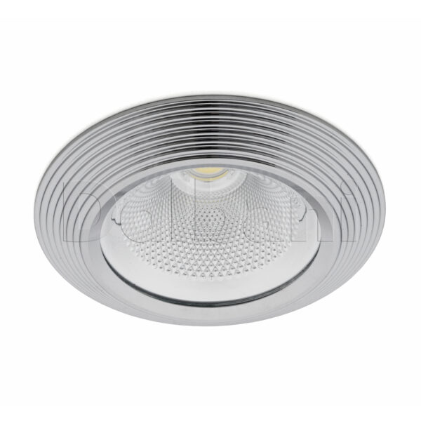 5W COB 6000K Recessed Chrome LED Downlight - Image 3