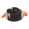 5W COB 6000K Recessed Chrome LED Downlight - Image 4