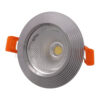 5W COB 6000K Recessed Chrome LED Downlight - Image 5