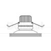 5W COB 6000K Recessed Chrome LED Downlight - Image 10