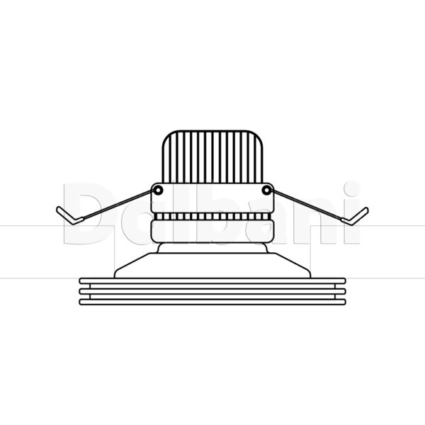 5W COB 6000K Recessed Chrome LED Downlight - Image 10