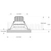 5W COB 6000K Recessed Chrome LED Downlight - Image 10