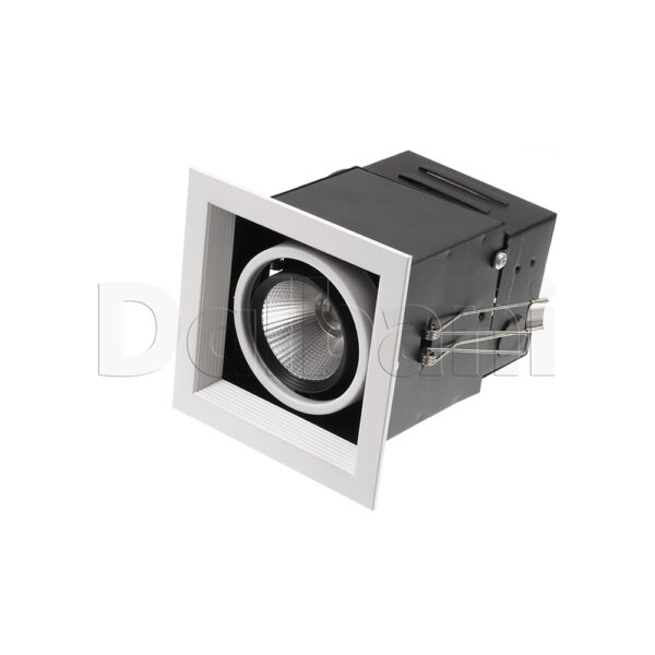 10W COB 6000k Single Recessed Box White LED Downlight - Image 3