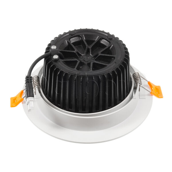15W COB 6000K Recessed White LED Downlight - Image 3