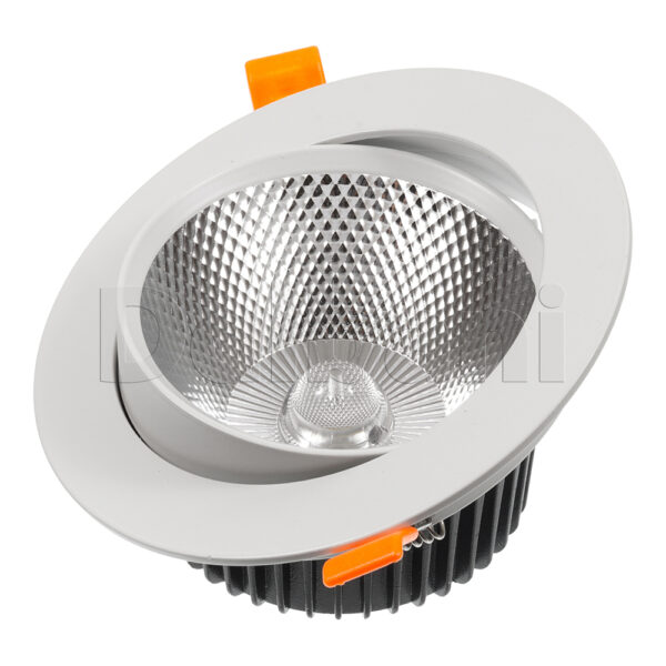 15W COB 6000K Recessed White LED Downlight - Image 5