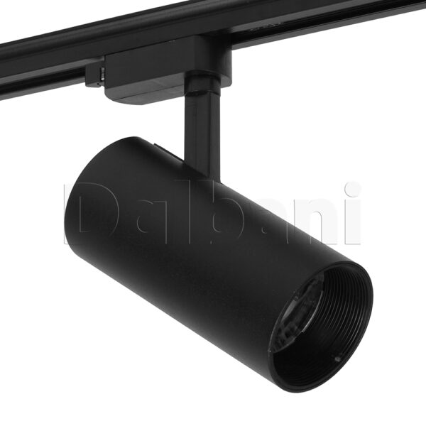 24W COB 6000K Track Mount Black LED Tracklight - Image 3