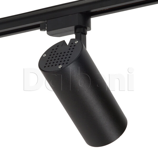 24W COB 6000K Track Mount Black LED Tracklight - Image 5